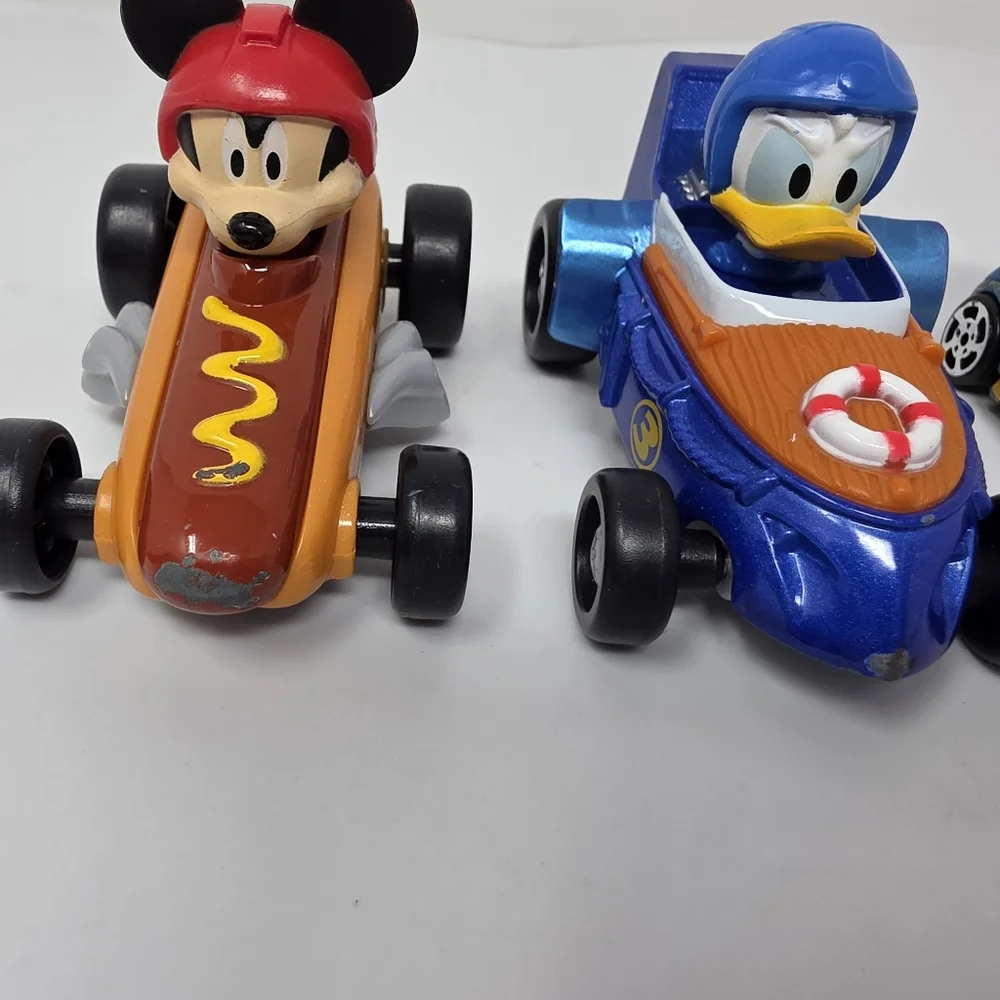 Disney Mickey Mouse Donald Duck Cars Lot of 3